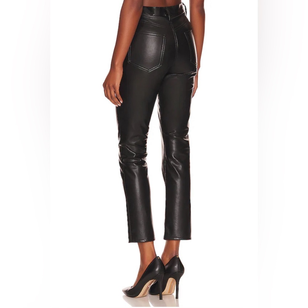 Agolde Recycled Leather Riley Long in Detox Size 25 NWT